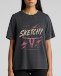 Sketchy Ladies T-Shirt | Combed Cotton | Women's Fit | Big Jesse