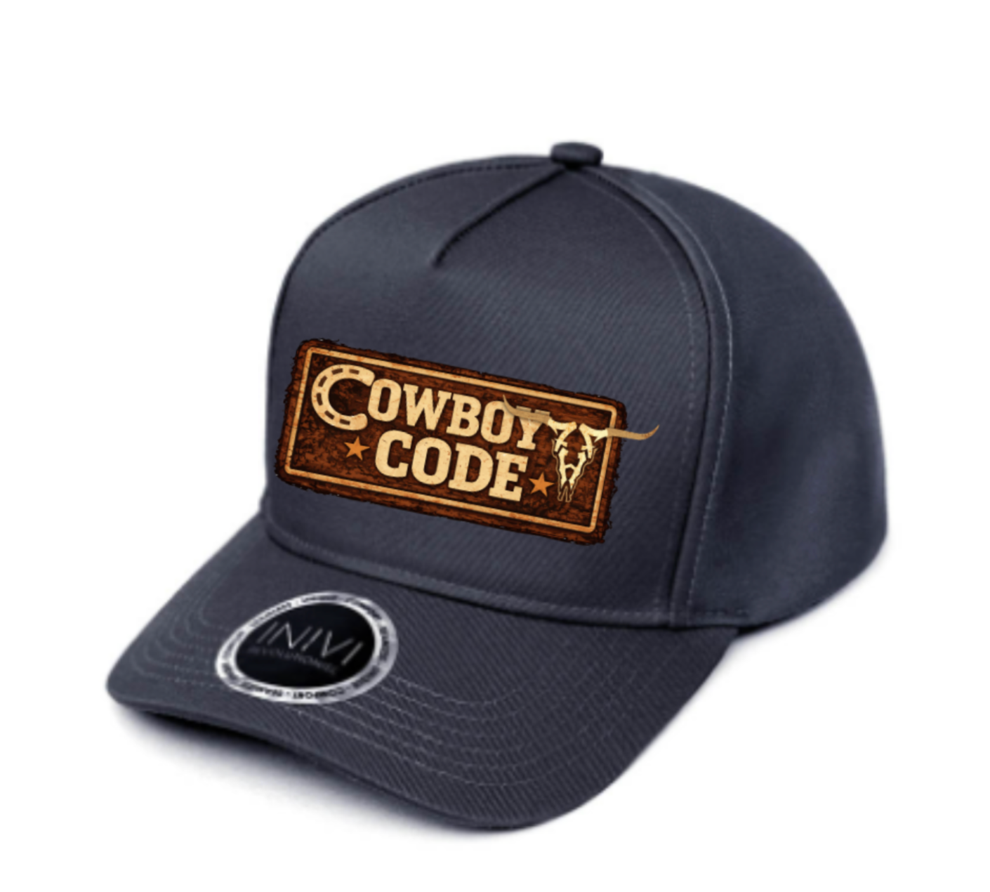 Cowboy Code Cap | Seamless 2-Panel Stretch Fit | Big Jesse