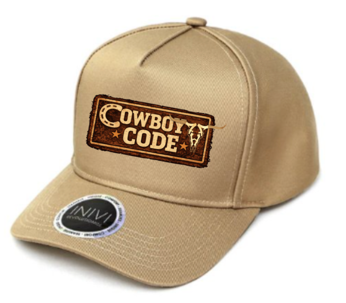 Cowboy Code Cap | Seamless 2-Panel Stretch Fit | Big Jesse