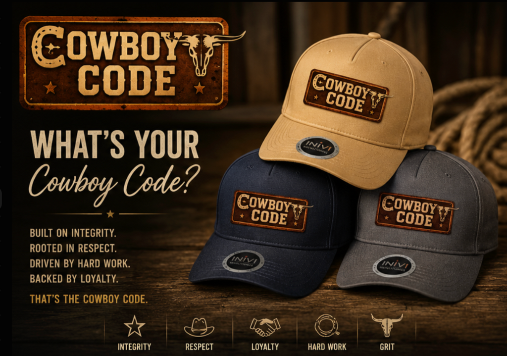 Cowboy Code Cap | Seamless 2-Panel Stretch Fit | Big Jesse