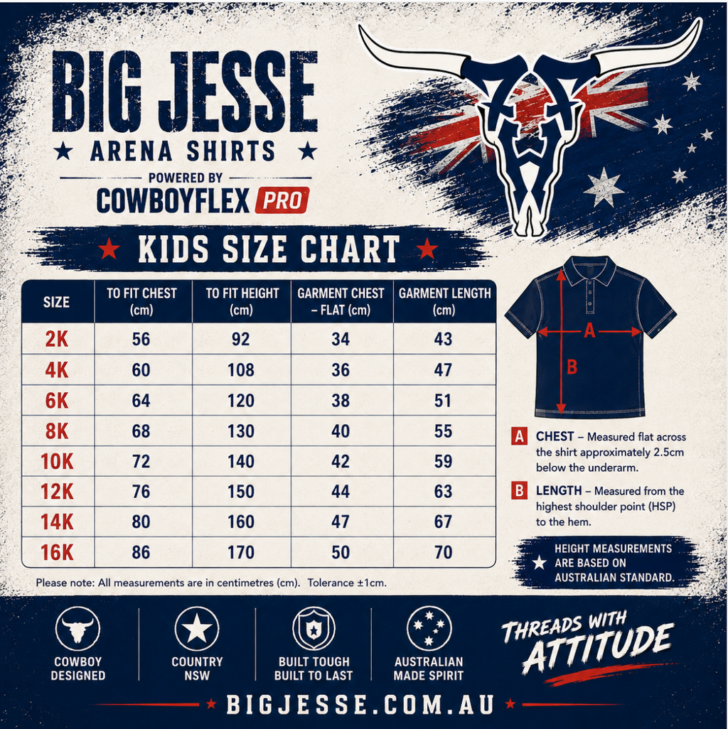 Big Jesse Cool Country Critters Arena Shirt powered by CowboyFlex Pro | Kids