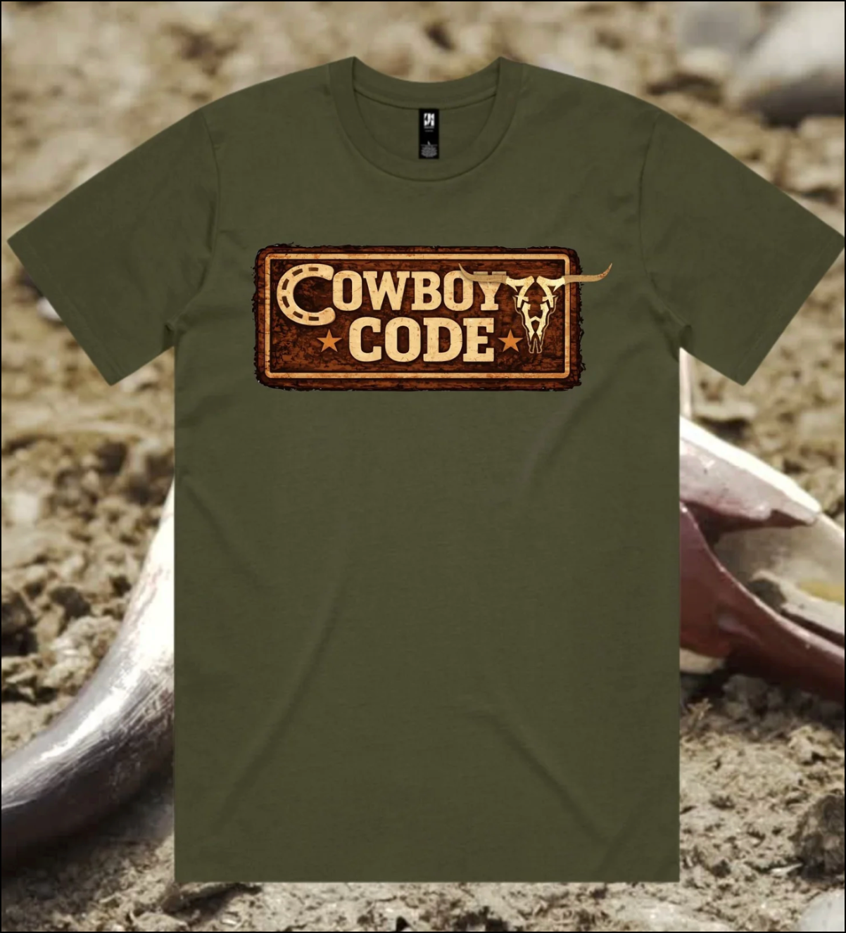 Cowboy Code Classic T-Shirt | 220GSM Heavyweight Cotton | Big Jesse