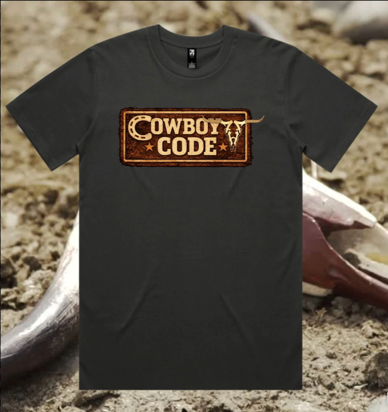 Cowboy Code Classic T-Shirt | 220GSM Heavyweight Cotton | Big Jesse