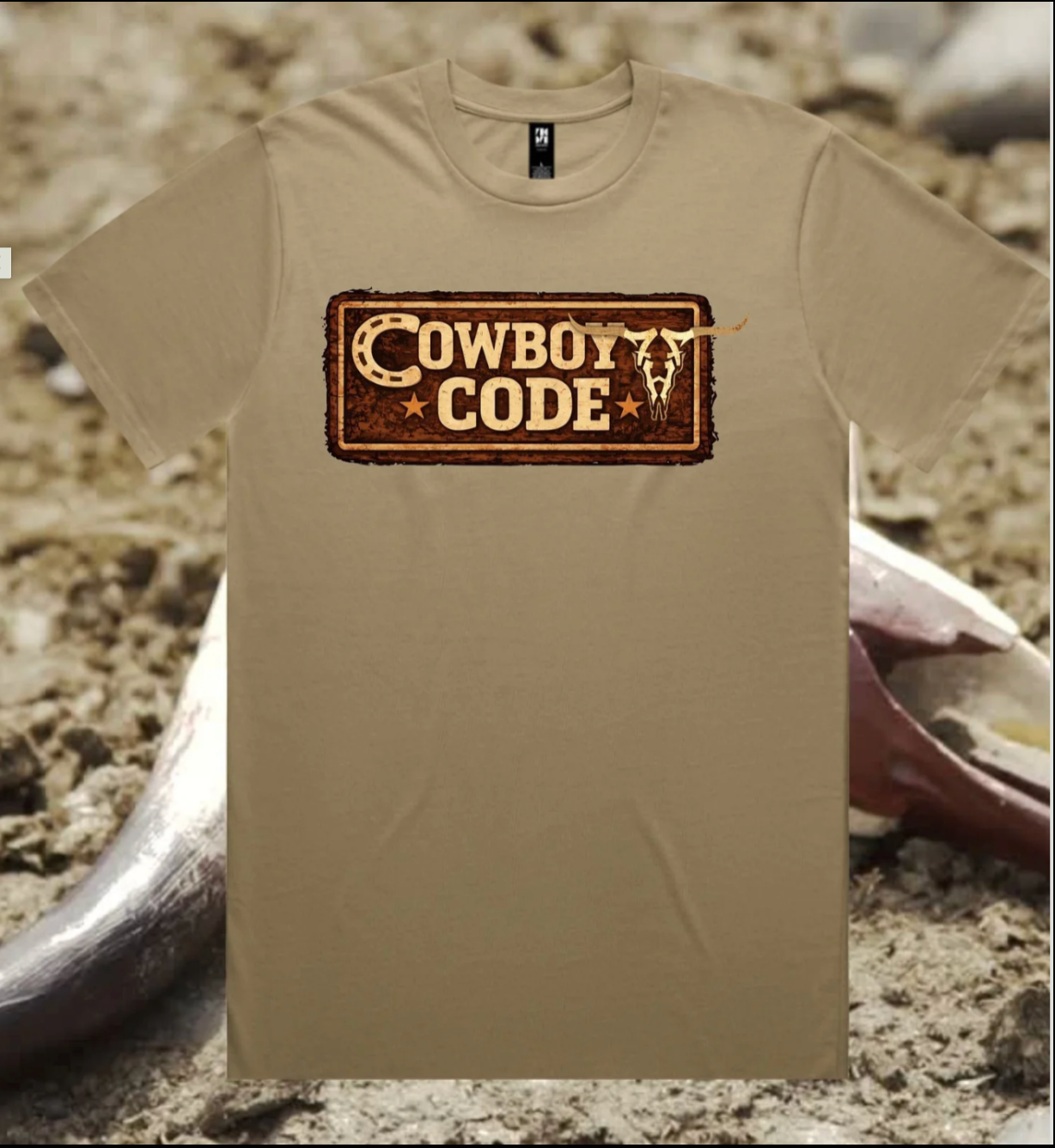 Cowboy Code Classic T-Shirt | 220GSM Heavyweight Cotton | Big Jesse