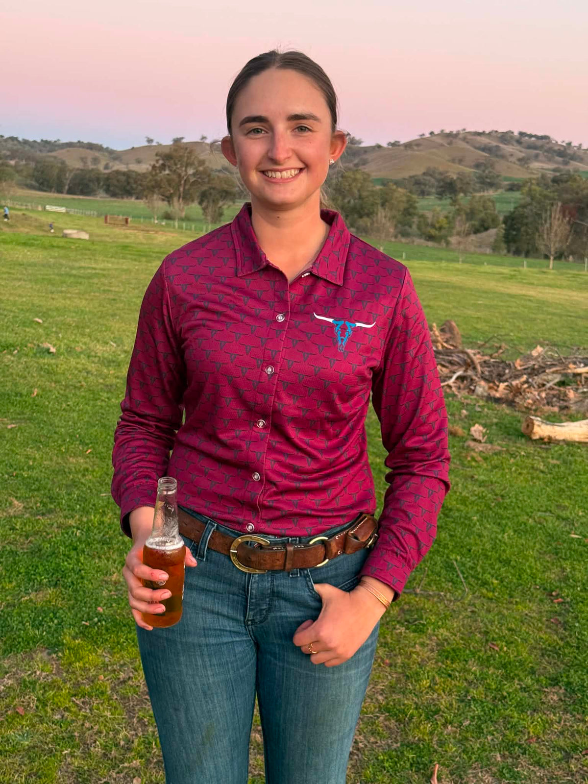 Big Jesse Signature Arena Shirt powered by CowboyFlex Pro | Ladies