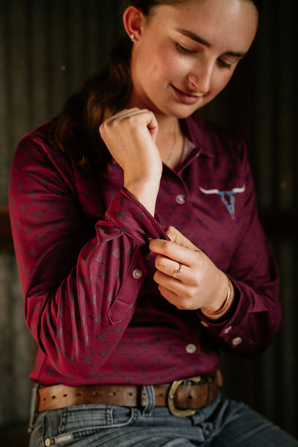 Big Jesse Signature Arena Shirt powered by CowboyFlex Pro | Ladies