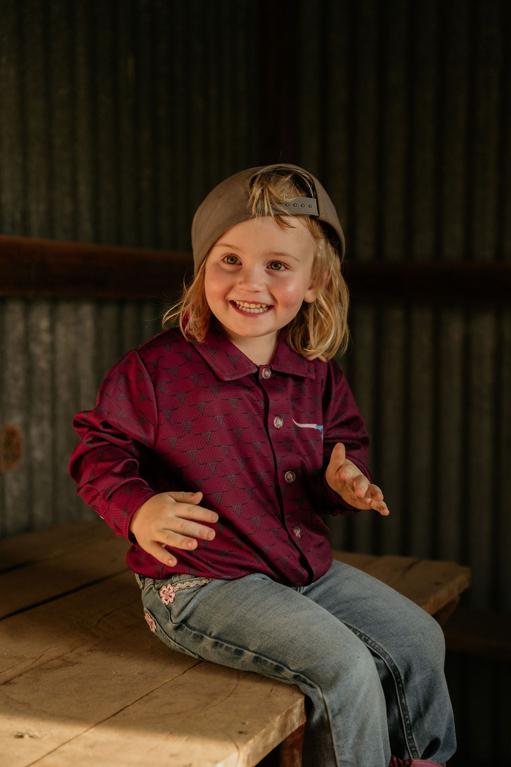 Big Jesse Signature Arena Shirt powered by CowboyFlex Pro | Kids