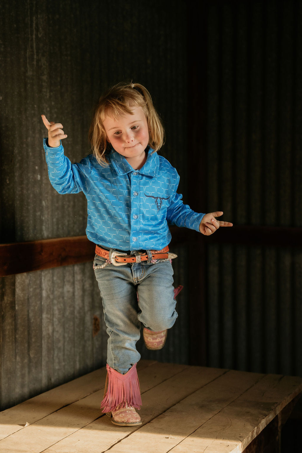 Big Jesse Signature Arena Shirt powered by CowboyFlex Pro | Kids