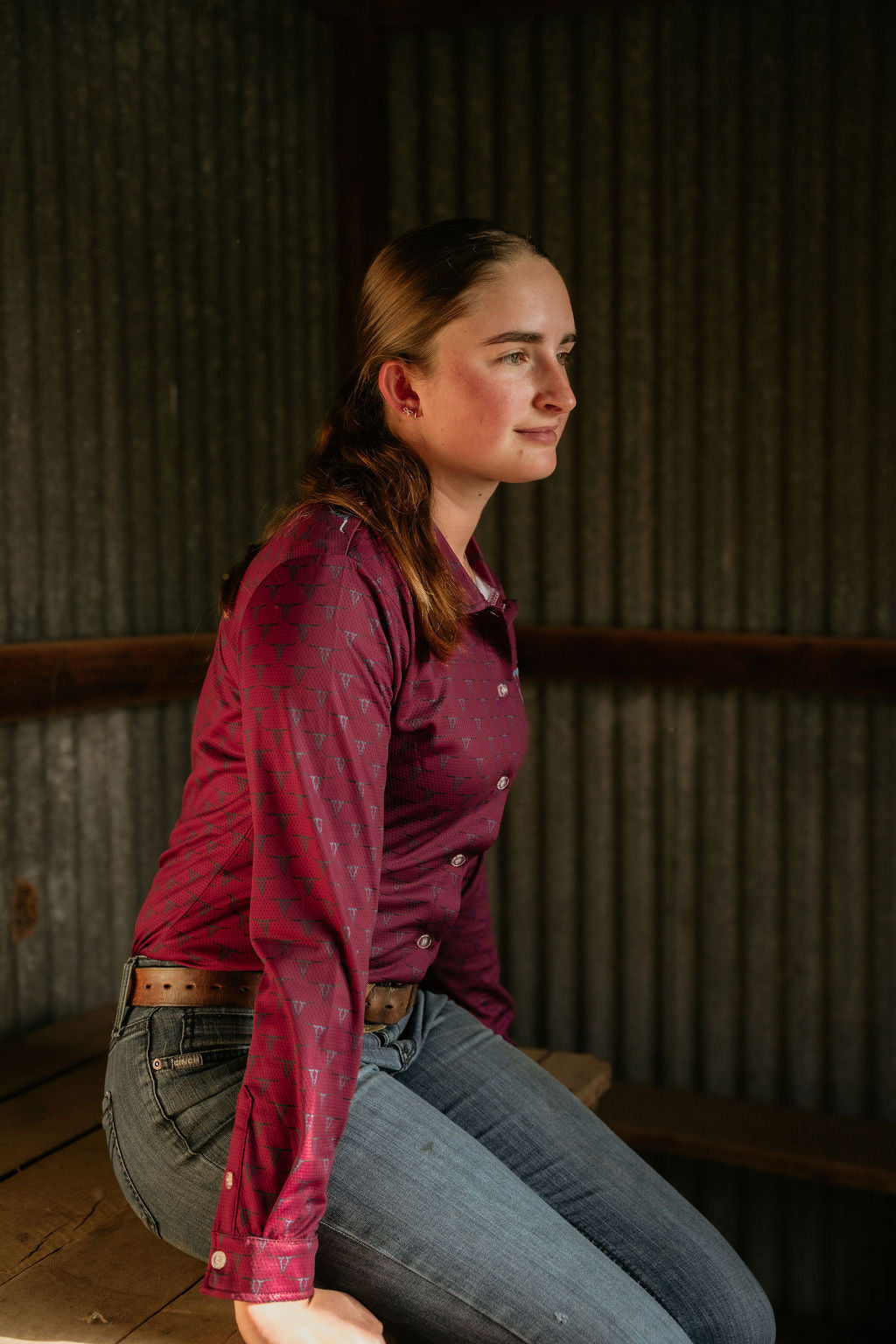 Big Jesse Signature Arena Shirt powered by CowboyFlex Pro | Ladies