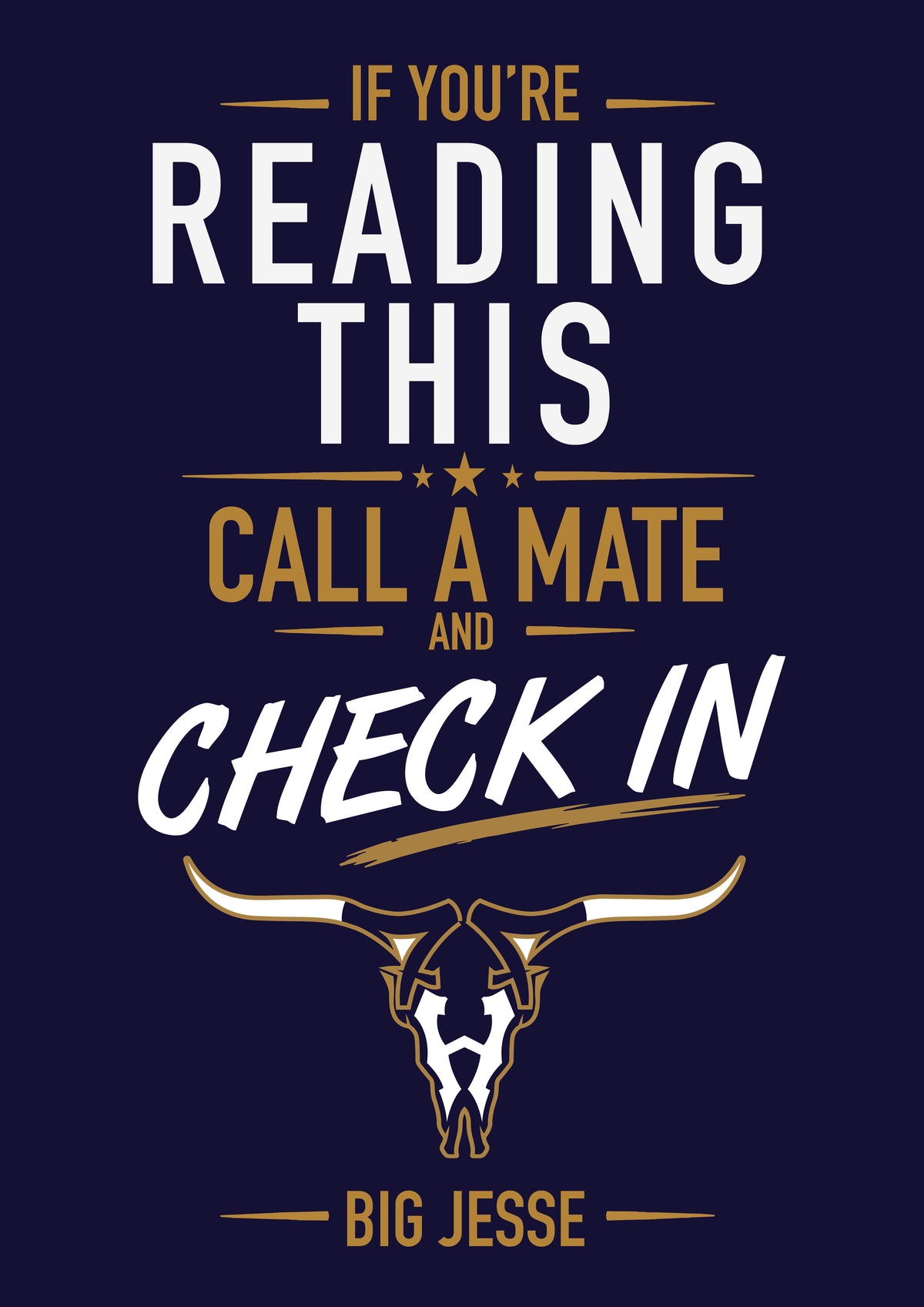 Big Jesse 'Call A Mate' Premium Decal